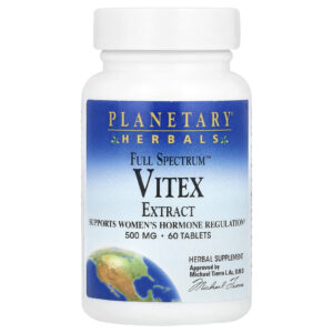 Planetary Herbals Extrato de Vitex Full Spectrum™ 60 Comprimidos