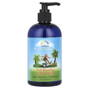 Rainbow Research Shampoo e Sabonete Líquido Infantis A partir de 2 Anos de Idade Goin Coconuts 360 ml (12 fl oz)