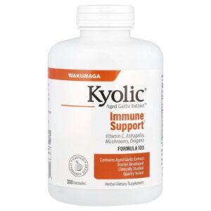 Kyolic Aged Garlic Extract™ Fórmula 103 300 Cápsulas