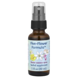 Flower Essence Services Fórmula de Cinco Flores Spray de Essências Florais 30 ml (1 fl oz)