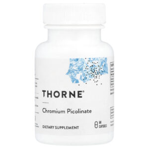 Thorne Picolinato de Cromo 60 Cápsulas (500 mcg por Cápsula)