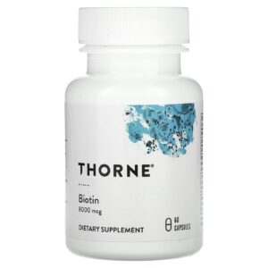 Thorne Biotina 8.000 mcg 60 Cápsulas