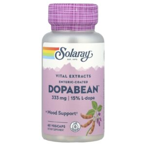Solaray DopaBean Mucuna Pruriens 60 Cápsulas Vegetarianas