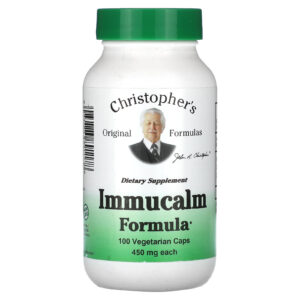 Christophers Original Formulas Fórmula Immucalm 450 mg 100 Cápsulas Vegetarianas
