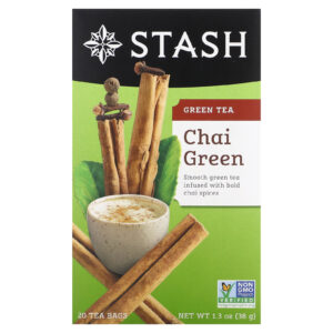 Stash Tea Chá Verde Chai Verde 20 Saquinhos de Chá 38 g (13 oz)