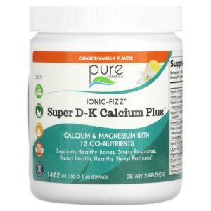 Pure Essence Ionic-Fizz Super DK Calcium Plus Laranja-Baunilha 420 g (1482 oz)