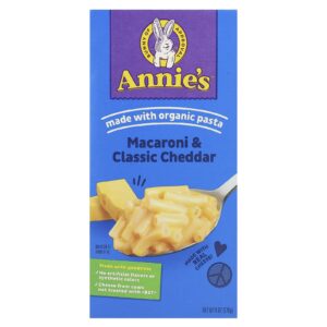 Annies Homegrown Macarrão e Queijo Cheddar Clássico 170 g (6 oz)