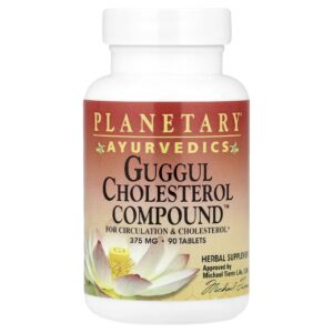 Planetary Herbals Aiurvédica Guggul Cholesterol Compound™ 90 Comprimidos