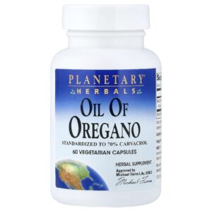 Planetary Herbals Óleo de Orégano 45 mg 60 Cápsulas Vegetarianas