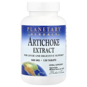 Planetary Herbals Extrato de Alcachofra 500 mg 120 Comprimidos