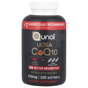 Qunol Ultra CoQ10 100 mg 120 Cápsulas Softgel