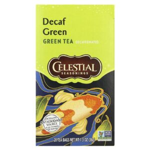 Celestial Seasonings Chá Verde Descafeinado 20 Saquinhos de Chá 36 g (13 oz)