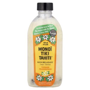 Monoi Tiare Tahiti Monoi Tiki Tahiti® Tipanie Óleo de Coco 120 ml (4 fl oz)