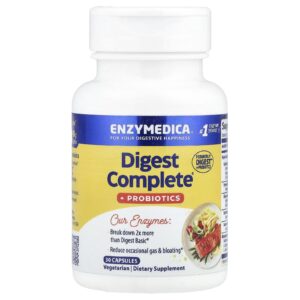 Enzymedica Digest Complete® + Probióticos 30 Cápsulas