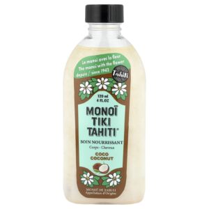 Monoi Tiare Tahiti Monoi Tiki Tahiti® Óleo de Coco Coco e Coco 120 ml (4 fl oz)