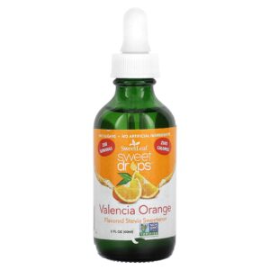 SweetLeaf Stevia Sweet Drops Laranja de Valencia 60 ml (2 fl oz)