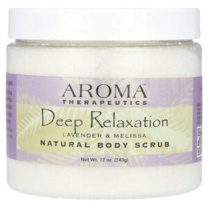 Abra Therapeutics Esfoliante Corporal Natural Relaxamento Profundo Lavanda e Melissa 340 g (12 oz)