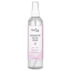 Reviva Labs Pulverizador facial de Água de rosas 8 onças (236 ml)