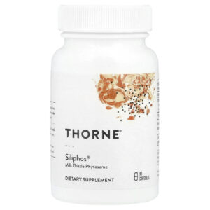 Thorne Siliphos® Fitossomo de Cardo-mariano 90 Cápsulas (180 mg por Cápsula)