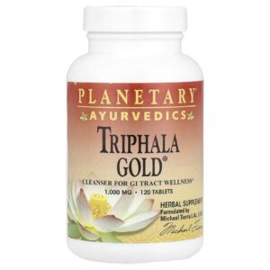 Planetary Herbals Aiurvédica Triphala Gold® 120 Comprimidos