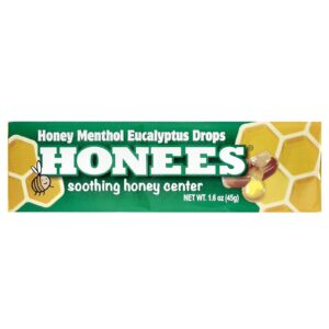 Honees Mel Mentol Pastilhas de Eucalipto 9 Gotas 45 g (16 oz)
