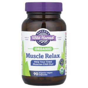 Oregons Wild Harvest Muscle Relax™ Orgânico 90 Cápsulas Veganas