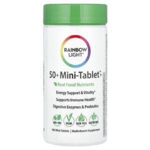 Rainbow Light Mais de 50 Mini-Tablet™+ 180 Minicomprimidos