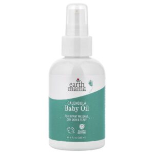 Earth Mama Óleo de Calêndula para Bebês 120 ml (4 fl oz)