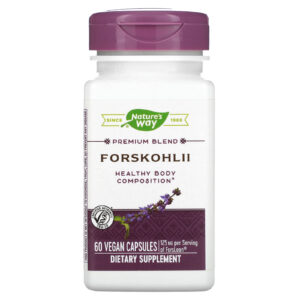 Natures Way Forskohlii 125 mg 60 Cápsulas Veganas
