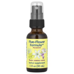 Flower Essence Services Five-Flower Formula™ Spray Essencial da Flor Sem Álcool 30 ml (1 fl oz)