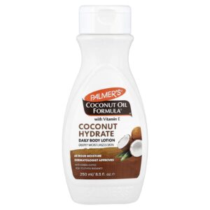 Palmers Coconut Oil Formula com Vitamina E Loção Corporal Diária para Hidratação com Coco 250 ml (85 fl oz)