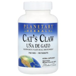 Planetary Herbals Unha-de-Gato 750 mg 90 Comprimidos