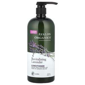 Avalon Organics Condicionador Revitalizante de Lavanda Para Cabelos Normais a Secos 946 g (32 fl oz)