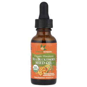 SeaBuckWonders Óleo da Semente de Espinheiro-marítimo do Himalaia Orgânico 30 ml (1 fl oz)