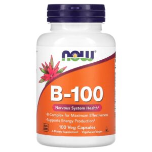 NOW Foods B-100 100 Cápsulas Vegetais