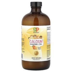 GreenPeach Cálcio e Magnésio + Zinco Laranja 473 ml (16 fl oz)
