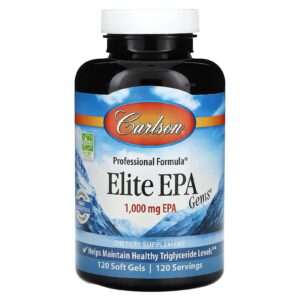 Carlson EPA Gems Elite 1000 mg 120 Cápsulas Gelatinosas