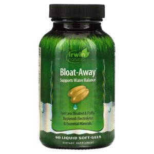 Irwin Naturals Bloat-Away 60 Cápsulas Gelatinosas Líquidas