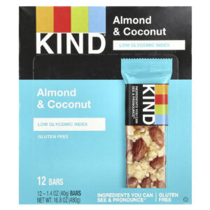 KIND Bars Amêndoa e Coco 12 Barras 40 g (14 oz) Cada