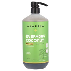 Alaffia Everyday Coconut® Sabonete Líquido Pele Normal a Seca Puramente Coco 946 ml (32 fl oz)