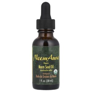 NeemAura Óleo de Semente de Neem Orgânico 30 ml (1 fl oz)
