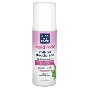 Kiss My Face Desodorante Líquido Rock Roll-On Patchuli 88 ml (3 fl oz)