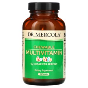 Dr. Mercola Multivitamínico mastigável para crianças 60 comprimidos