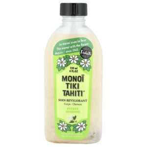 Monoi Tiare Tahiti Monoi Tiki Tahiti® Óleo de Coco Jasmim Pitato 120 ml (4 fl oz)