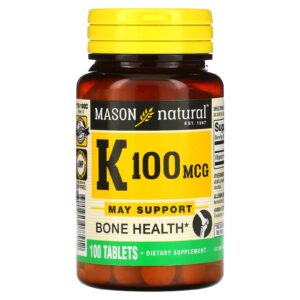 Mason Natural Vitamina K 100 mcg 100 comprimidos