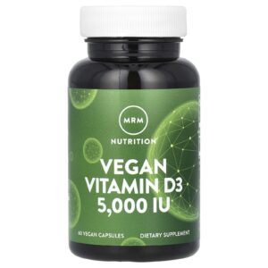 MRM Nutrition Vitamina D3 Vegana 125 mcg (5.000 UI) 60 Cápsulas Veganas