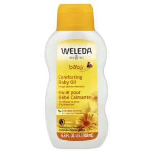 Weleda Baby Óleo Reconfortante para Bebês Extratos de Calêndula 200 ml (68 fl oz)