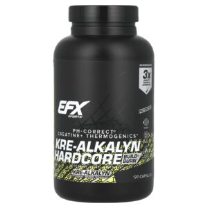 EFX Sports Kre-Alkalyn Hardcore 120 Cápsulas