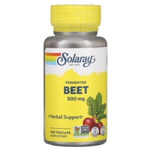 Solaray Beterraba fermentada 500 mg 100 VegCaps