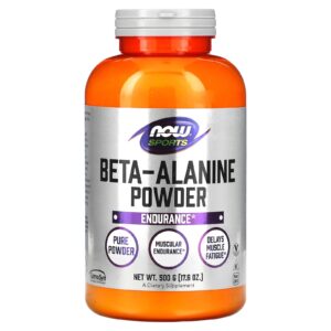 NOW Foods Esportes Beta-alanina Pó Puro 500 g (176 oz)